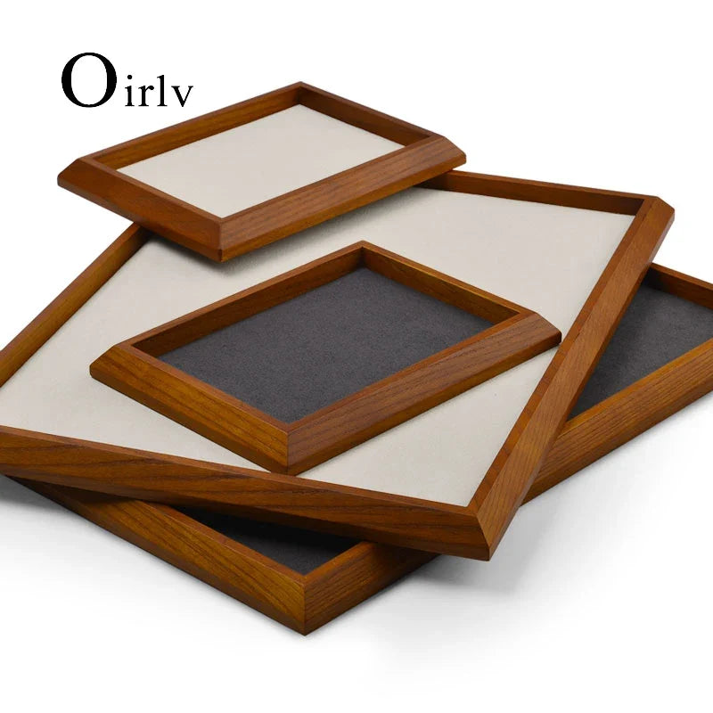 Elegant Wooden Tray for Bracelet Storage and Organization