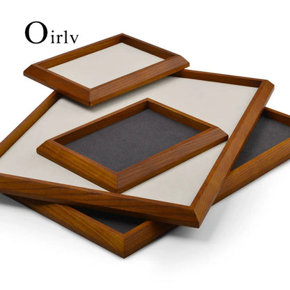 Elegant Wooden Tray for Bracelet Storage and Organization