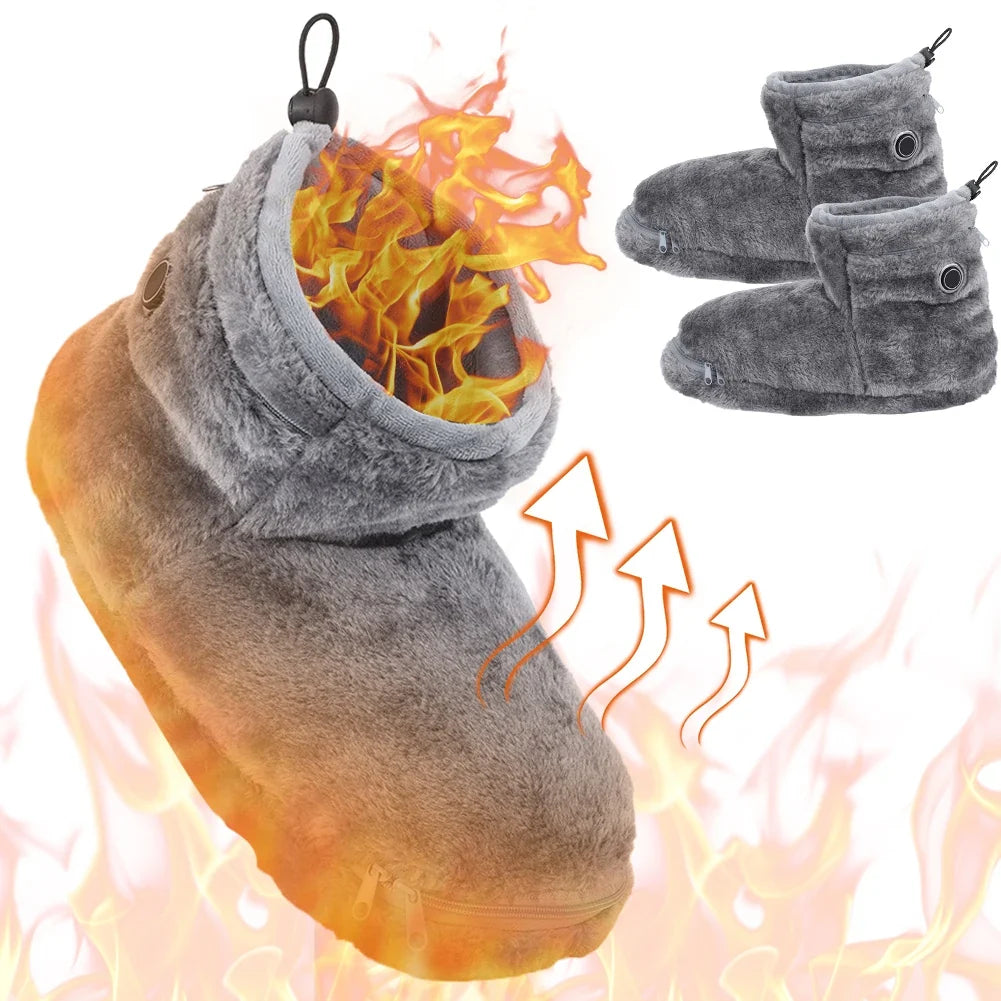 Electric Heated Footwear with USB Connection
