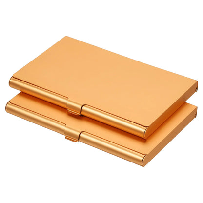 Aluminum Business Card Holder with Flip Cover