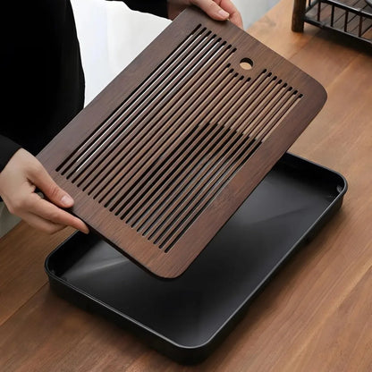 Removable Bamboo Serving Tray for Tea