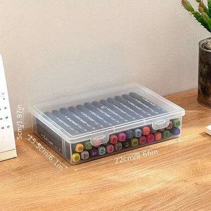 Transparent Pencil Storage Case for Organization