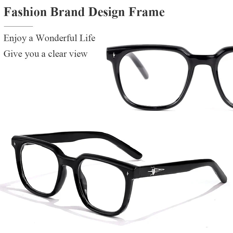 Square Glasses with Blue Light Protection