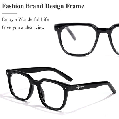 Square Glasses with Blue Light Protection