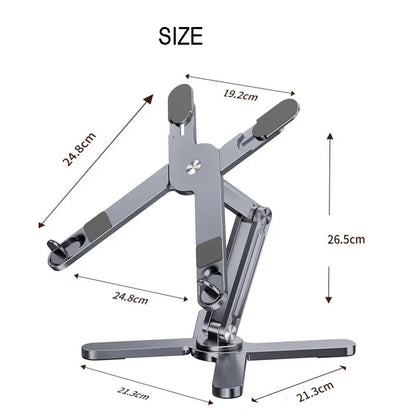 Aluminum Laptop Stand with 360-Degree Adjustable Angles
