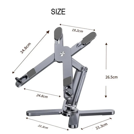 Aluminum Laptop Stand with 360-Degree Adjustable Angles