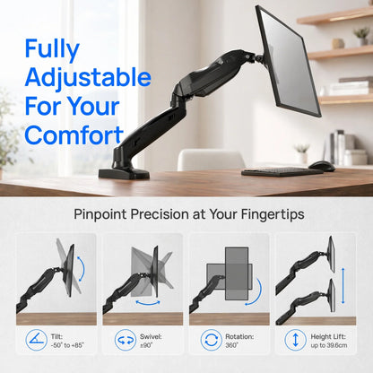 Flexible Computer Screen Mounting Arm