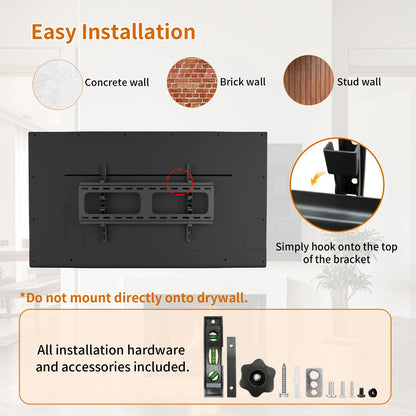 Tilting TV Bracket – Ultra Slim Design for Space-Saving Installation