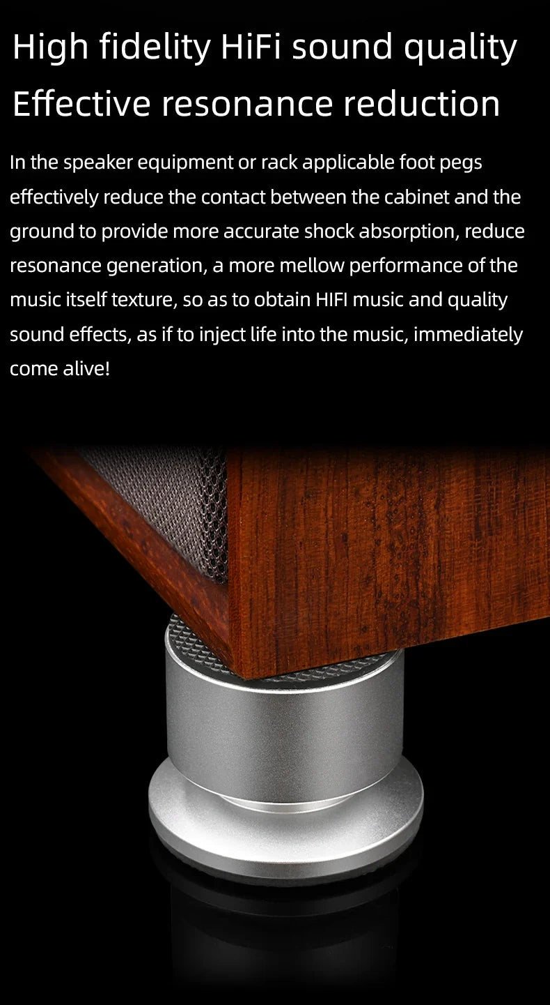 Set of 4 Speaker Spike Feet for HiFi Systems