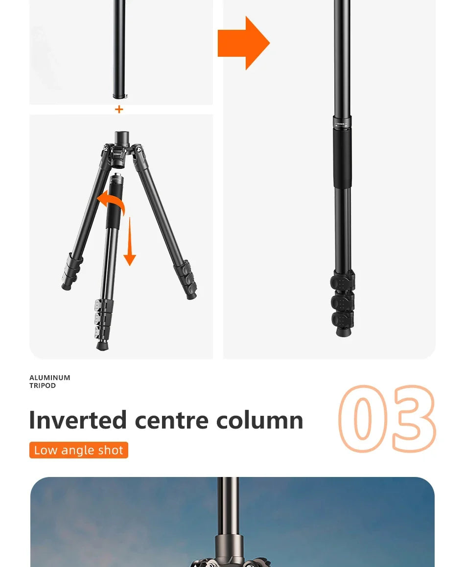 Scenic Photography Tripod for Travel Use