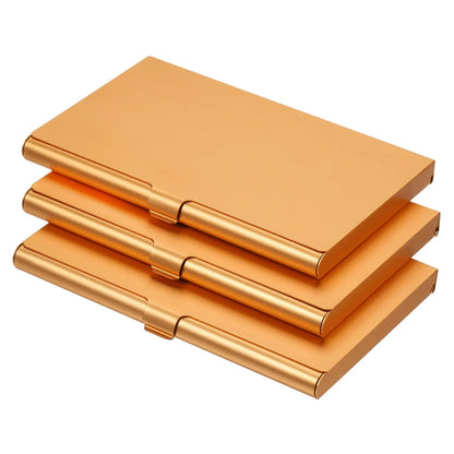 Aluminum Business Card Holder with Flip Cover