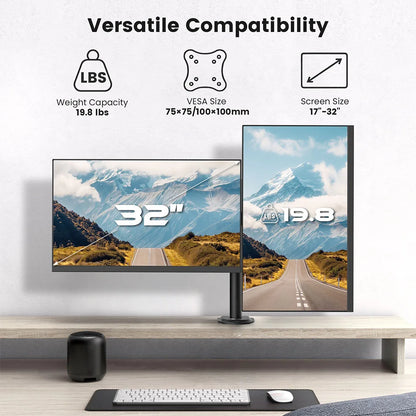 Dual Monitor Mounting Arm for Enhanced Workspace