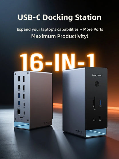 16-in-1 Multiport Docking Station