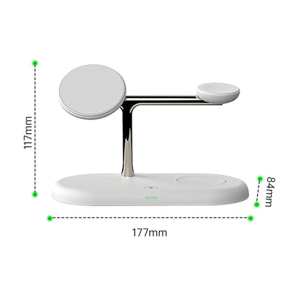 3-in-1 Magnetic Wireless Charger Station for Devices