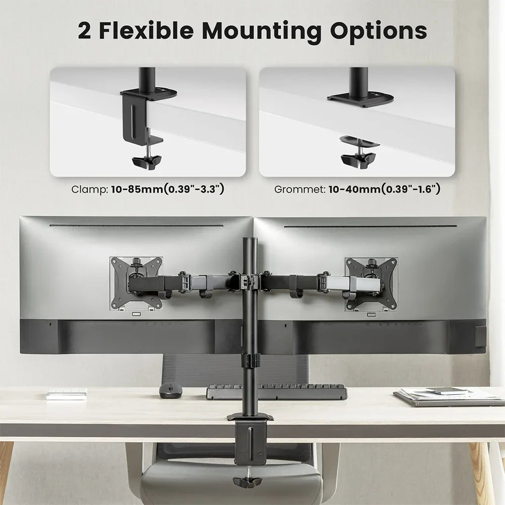 Dual Monitor Mounting Arm for Enhanced Workspace
