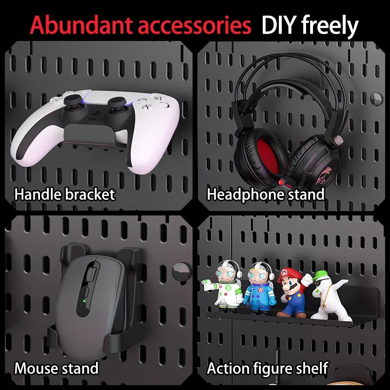 Vertical Pegboard Organizer for Desk Use