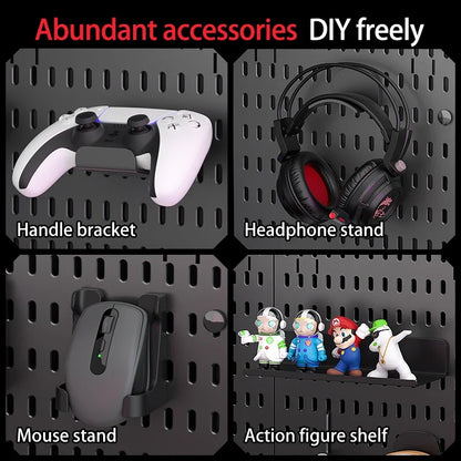 Vertical Pegboard Organizer for Desk Use