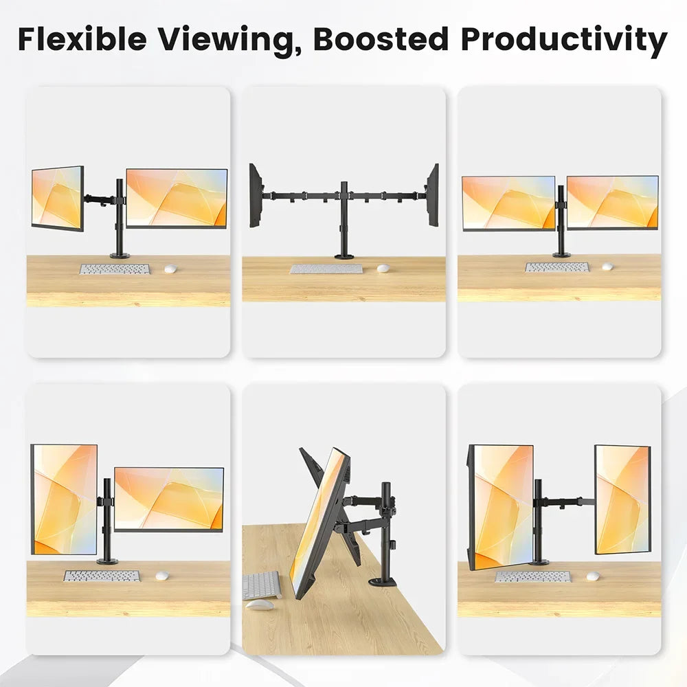 Dual Monitor Mounting Arm for Enhanced Workspace