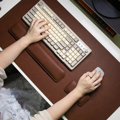 Waterproof PU Desk Mat Set for Stylish Office Spaces