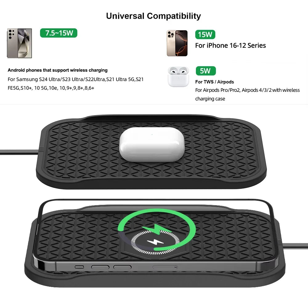 Silicone Charging Pad for Cars – Non-Slip Design
