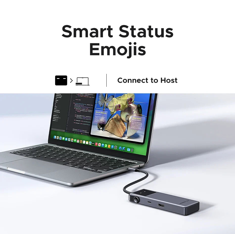 6-Port Docking Station with Multiple Connectivity Options