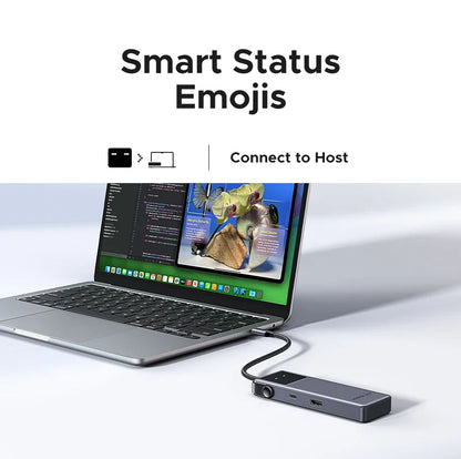 6-Port Docking Station with Multiple Connectivity Options