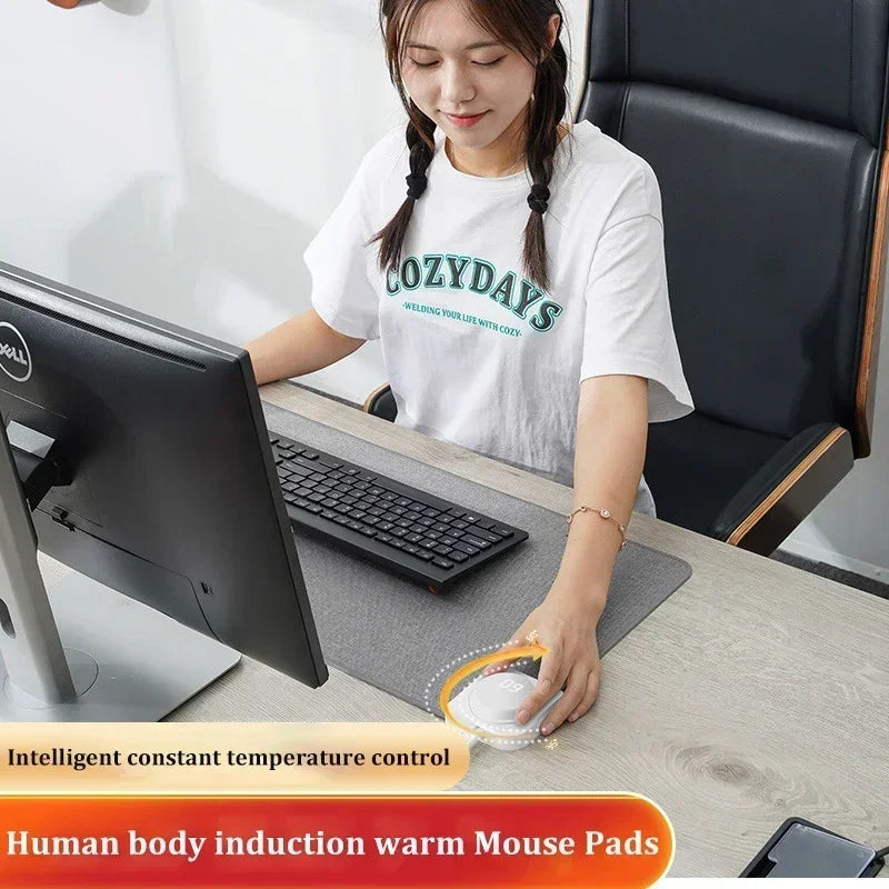 Comfortable and Warm Heated Mouse Pad for Enhanced Productivity