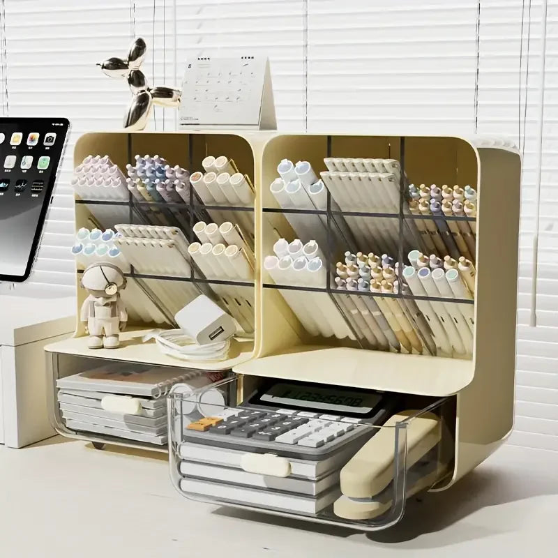 Desk Organizer with Pencil Compartment – Multi-Tier Storage Solution