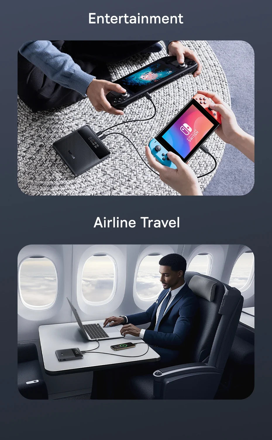 Fast Charging Power Bank 100W with PD Technology