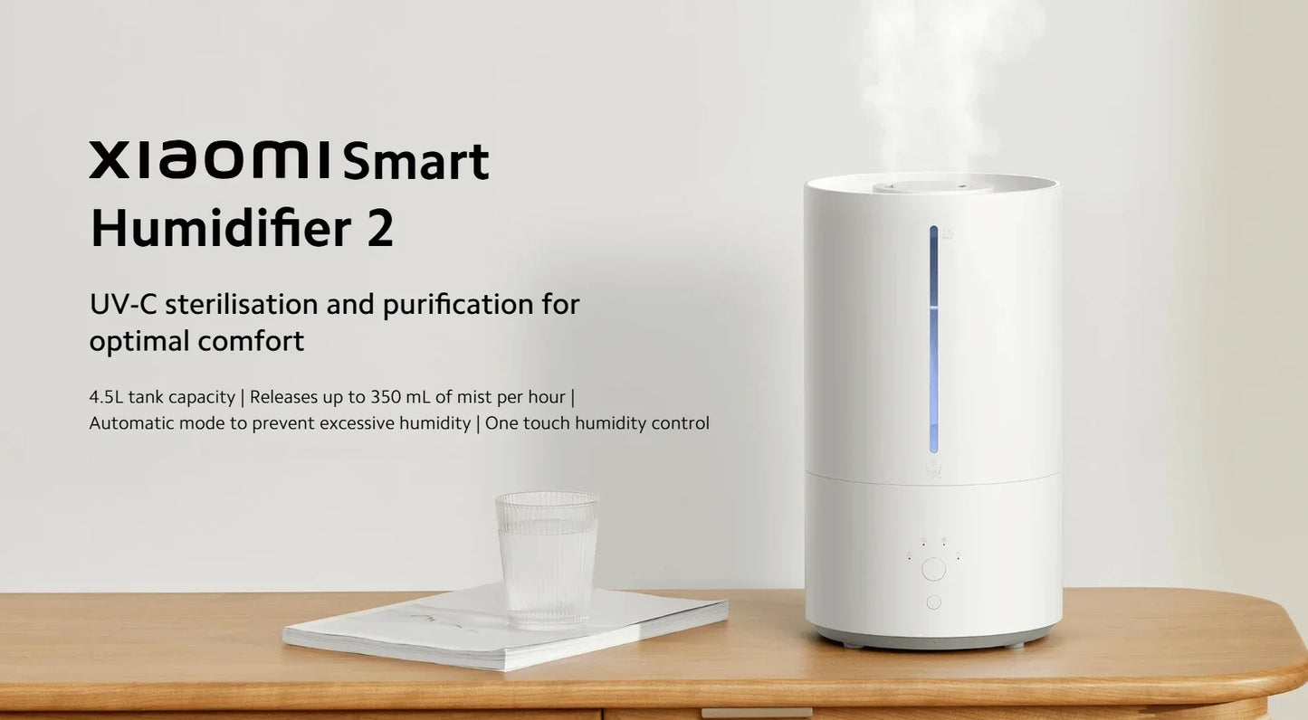 Smart Humidifier with Antibacterial Features