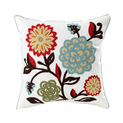 Chic Floral Cushion Cover – Elegant Decorative Pillow Case
