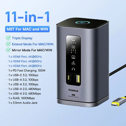 11-in-1 Multi-Port Docking Station