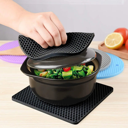 Silicone Trivets and Pot Mats Set