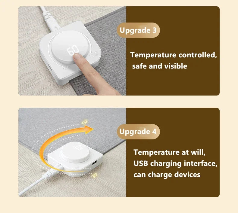 Comfortable and Warm Heated Mouse Pad for Enhanced Productivity