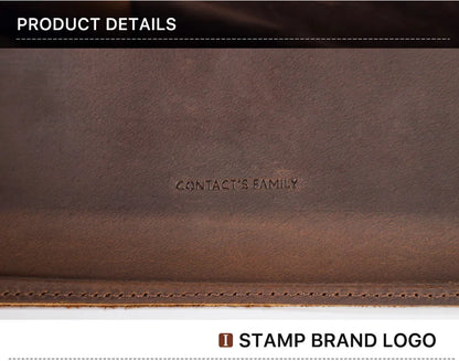 Genuine Leather Laptop Case with Modern Design