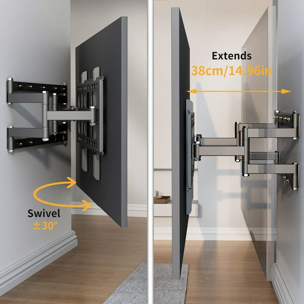 Adjustable Wall Bracket for TVs with Full Motion Capability