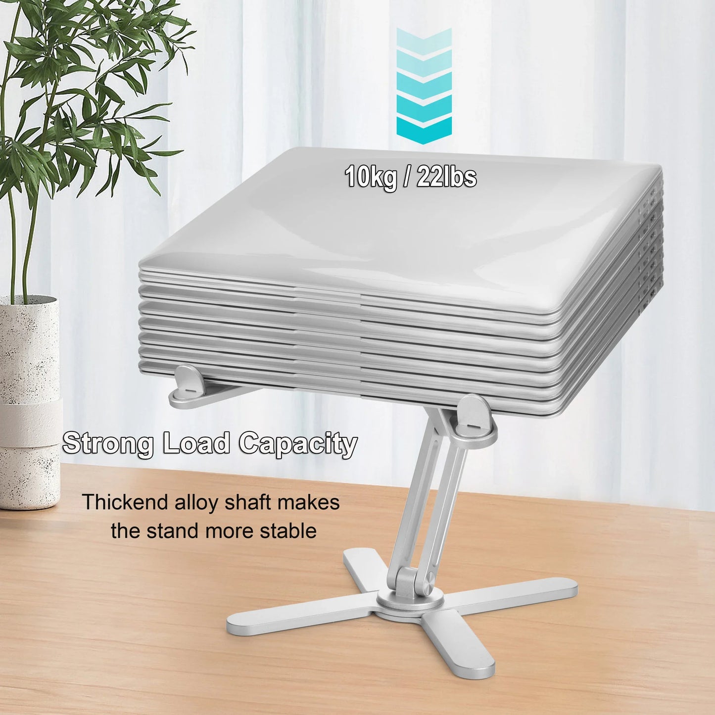 Aluminum Laptop Stand with 360-Degree Adjustable Angles
