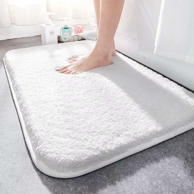 Luxurious Water-Absorbent Bath Mat – Thick & Non-Slip Design