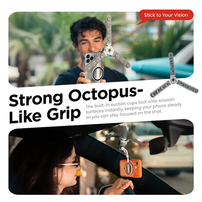 Tripod with Magnetic Suction Feature