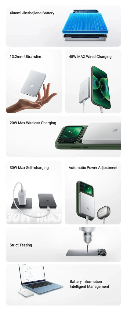 Wireless Power Bank 10000mAh Capacity