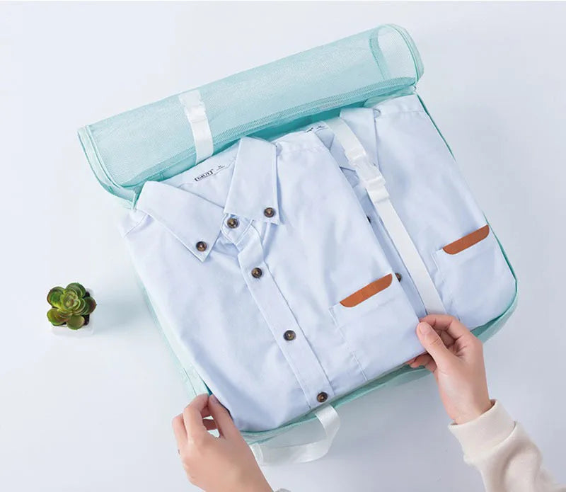 Set of Storage Cubes for Travel Packing