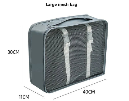 Set of Storage Cubes for Travel Packing