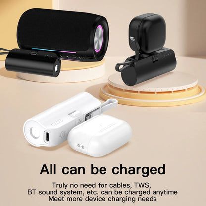 Portable Charger with 5000mAh Battery Capacity
