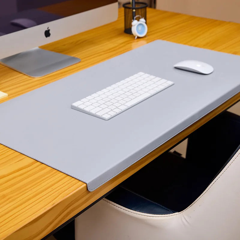 Wrist Support Desk Mat in PU Leather