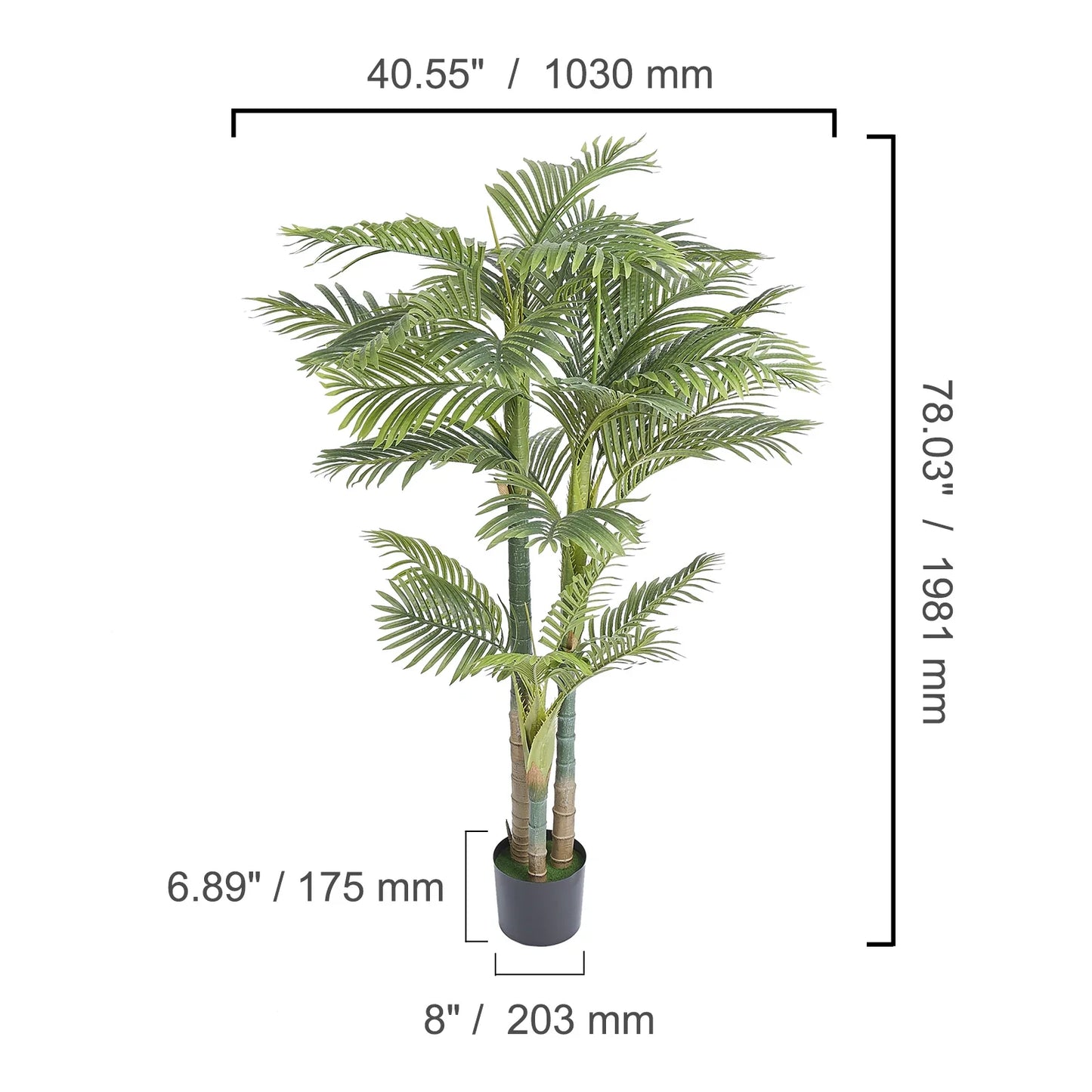Artificial Palm Tree for Home Decor