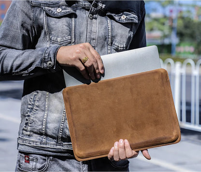 Genuine Leather Sleeve for Laptops