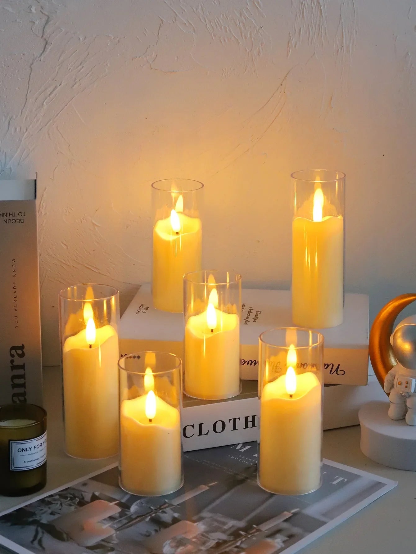 Battery Operated LED Candles Without Flames