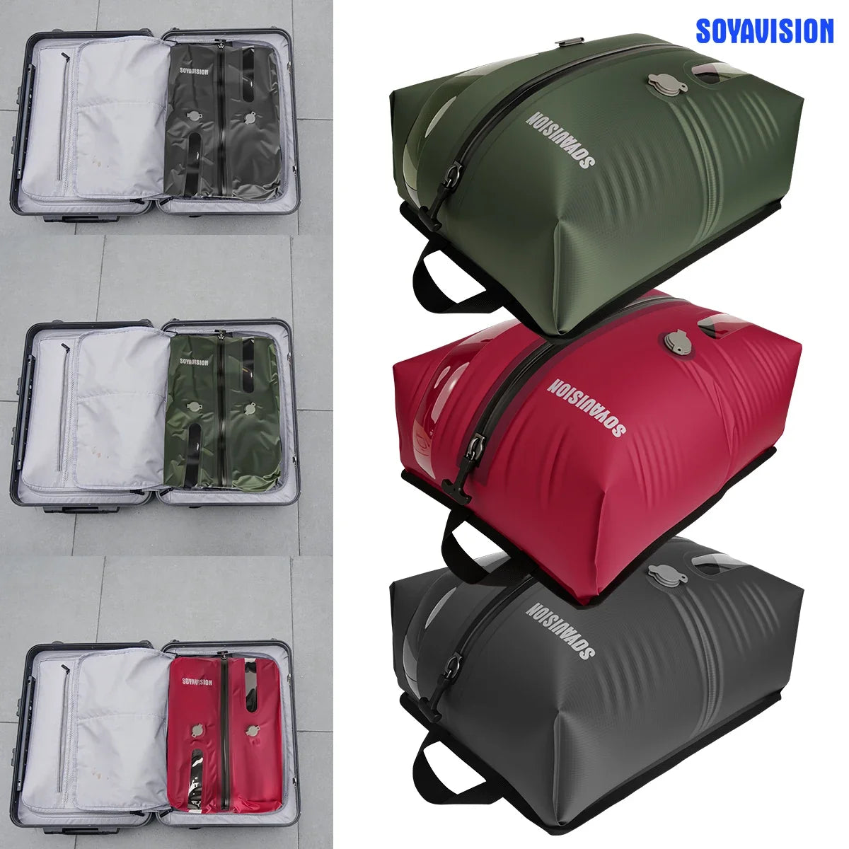 Travel Compression Storage Bags for Vacuum Sealing