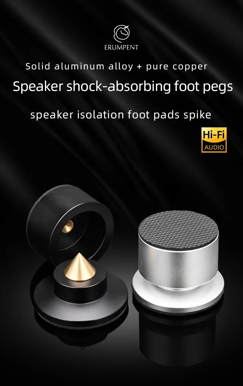 Set of 4 Speaker Spike Feet for HiFi Systems