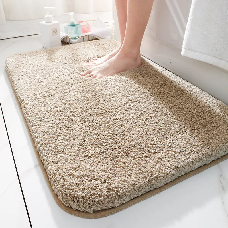 Luxurious Water-Absorbent Bath Mat – Thick & Non-Slip Design